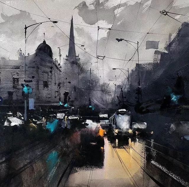 艺术家!世界上最有激情的水彩艺术家,这才是真正的水彩大师!