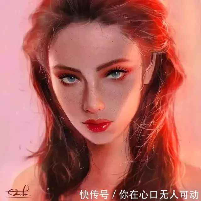 mandy！这三位艺术家的画中女子，楚楚动人，美若天仙