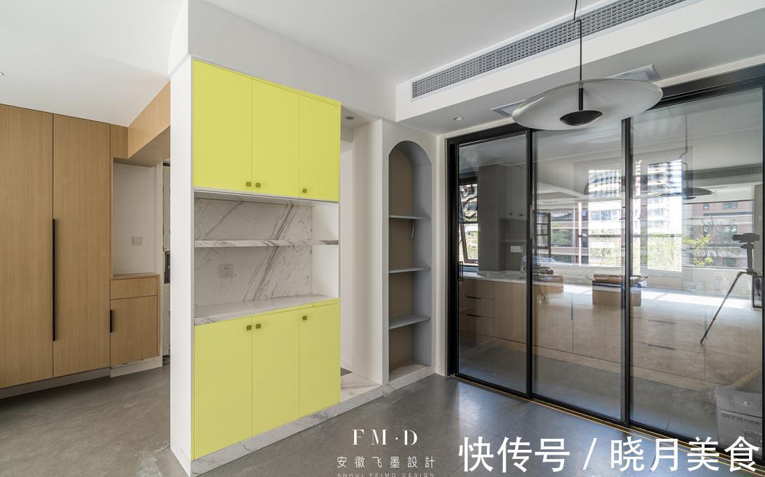 解决办法|开门见厅,对门装三段式餐边柜,也是玄关隔断,升级设计3倍实用