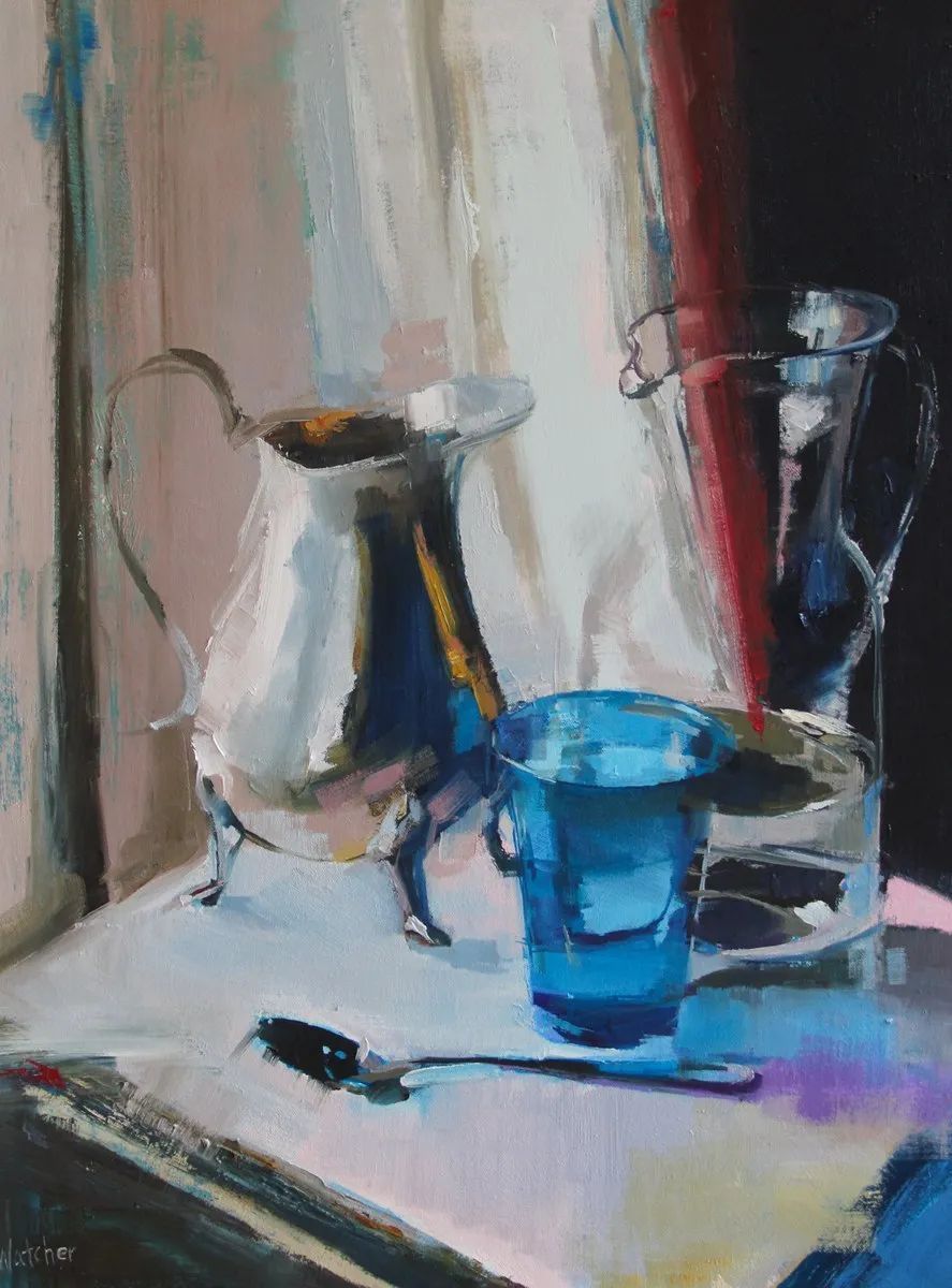 笔力独到，气势如虹，看看这二位的油画