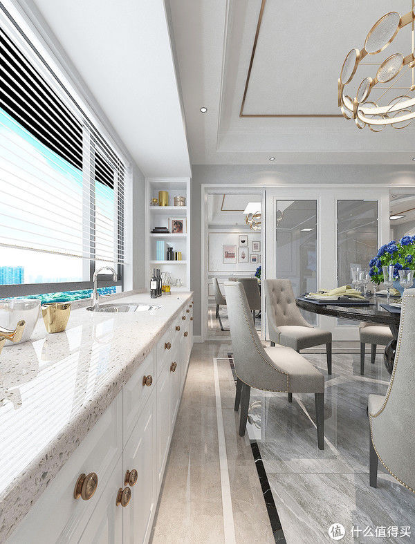 精致|256㎡现代轻奢风，精致、简约的设计往往更加的适合生活，这就是家