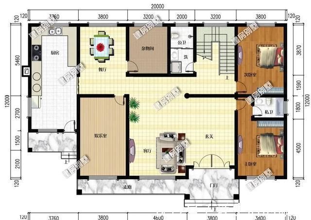 小洋房|我喜欢温馨平淡的生活，哪怕是在农村，给我一栋别墅就好！