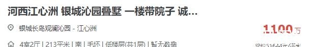 小区|税费能买宝马3系！南京江心洲神秘豪宅，1200万成交了！