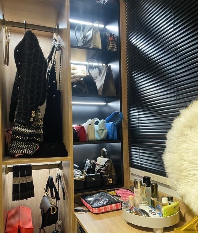 鞋柜|这是我见过改造最个性,最有档次的精装房,入户鞋柜实用又抢眼