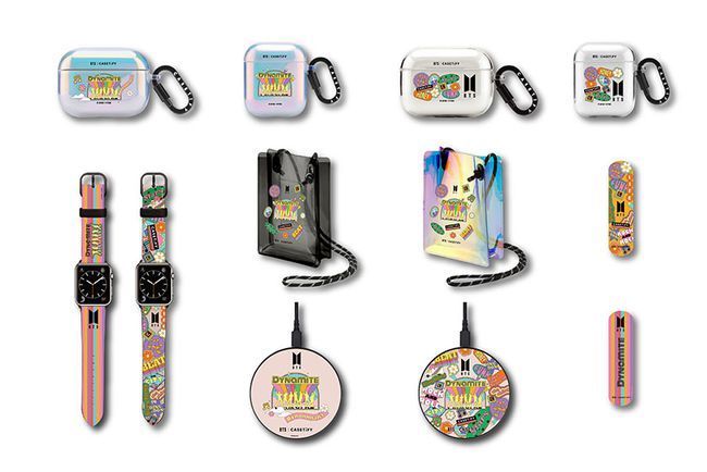 cBTS与CASETiFY推出联名系列,这次以人气歌曲Dynamite为主题!