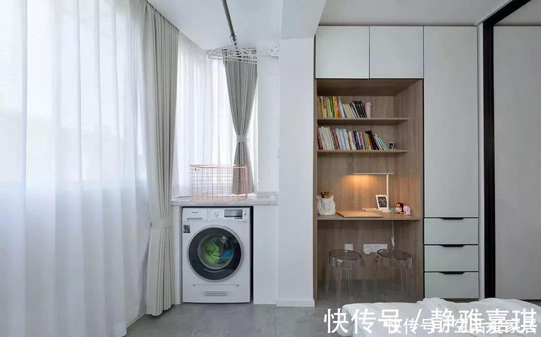 洗衣机|房子装修不要把洗衣机放阳台了，外国家庭这样做更实用，太机智了