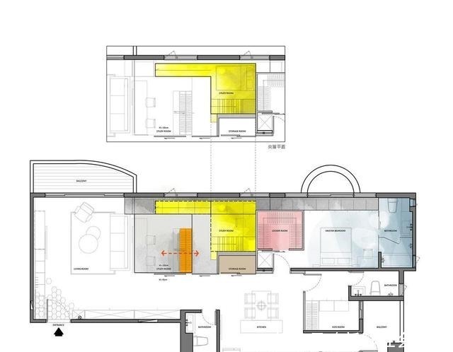 走廊|这是我见过最干净的家，将卧室悬空，完工堪比多间房，太实用了！