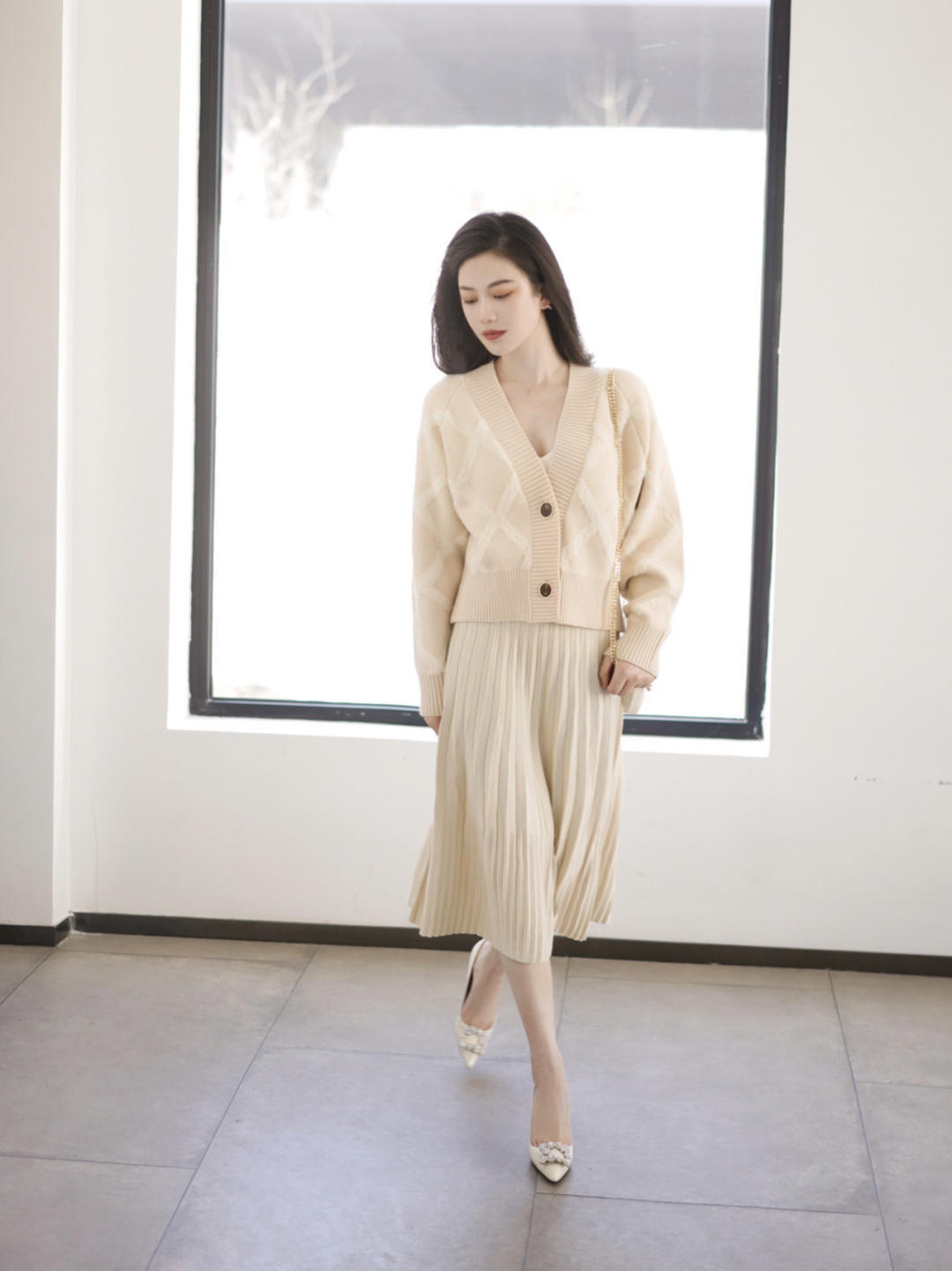 半身裙|优雅女人衣橱里少不了“开衫”,温柔保暖,气质提升不止一点点