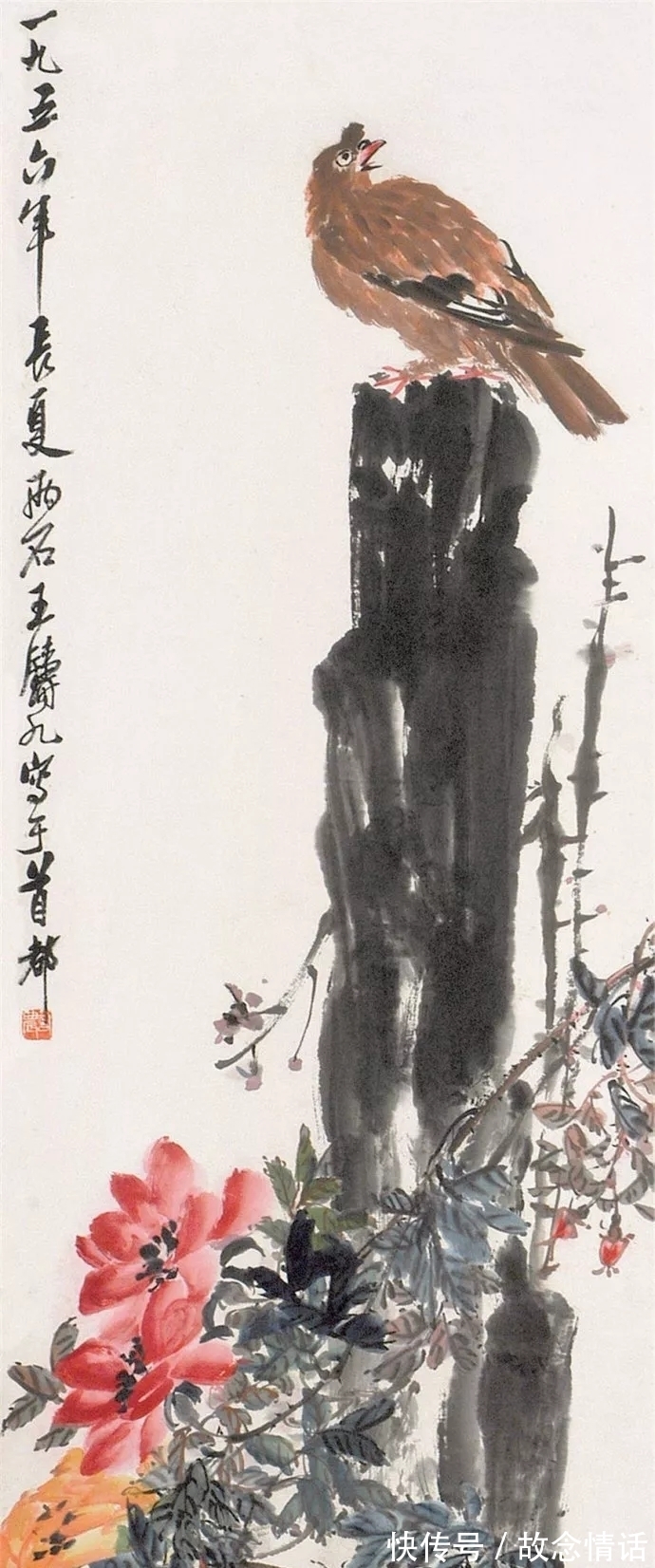 齐白石&齐白石入室弟子,拜师不学师!王铸九写意花鸟画