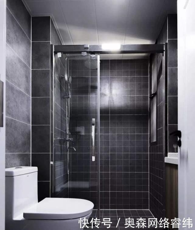 灰色|卫生间墙砖选用灰色,不仅时尚,而且还很有质感呢!
