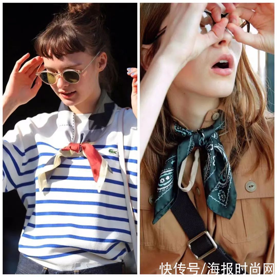 穿搭|教你美｜秋天的第一条丝巾，你会怎么系？