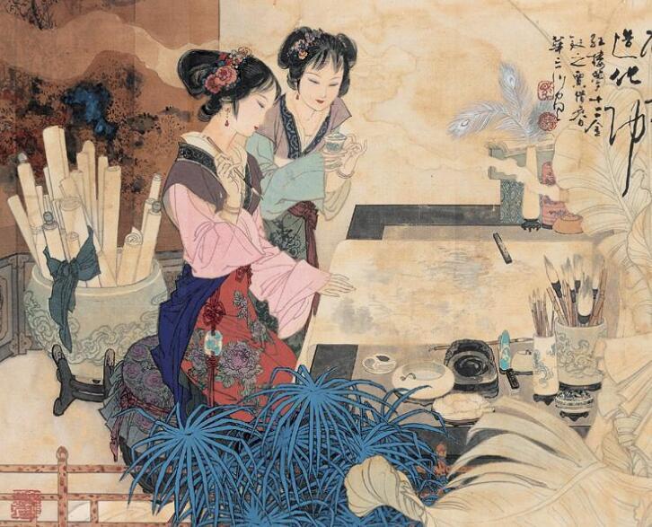 乞丐!才女出上联一杆银枪挡雄兵百万,乞丐下联让才女脸红,高兴下嫁