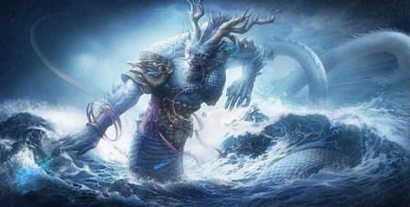 之神|上古时期96个龙形神兽,人面龙身,《山海经》中的神秘山神