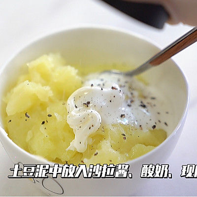 甜美味|土豆泥灯笼虾