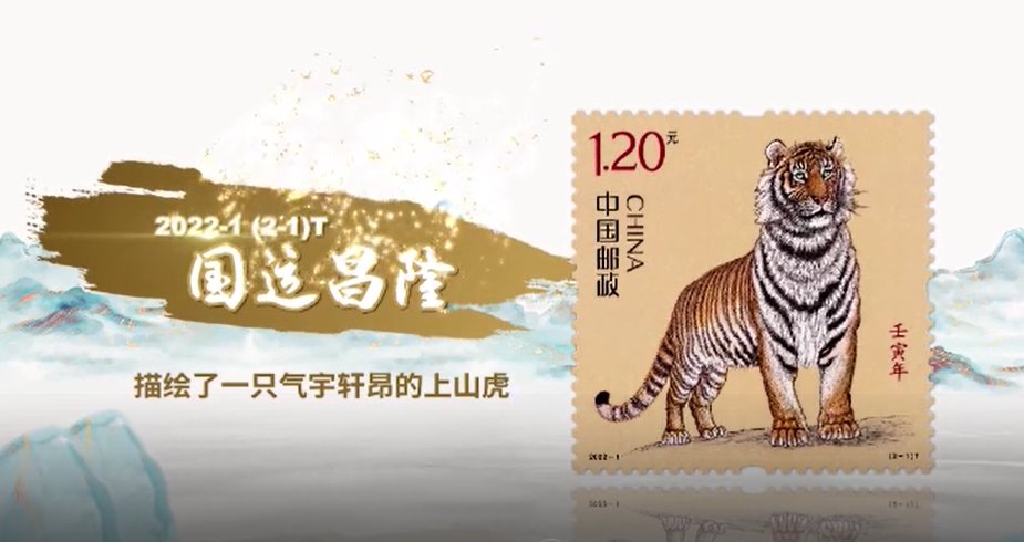 中国文化|虎年生肖邮票《壬寅年》今日发售 市民凌晨开始排队