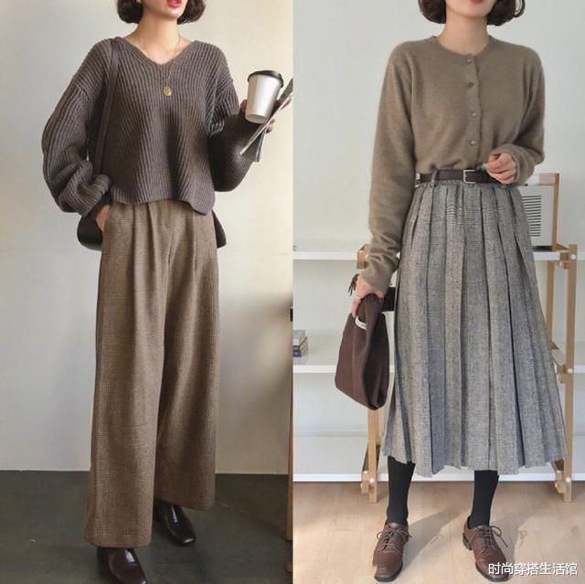 小姐姐|女人别不舍得打扮自己,18套简单实用的毛衣穿搭,太适合普通人了