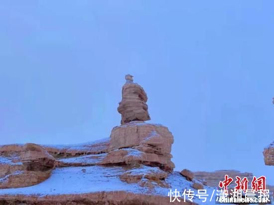 旱极|罕见！“中国旱极”敦煌雅丹魔鬼城变“冰雪世界”