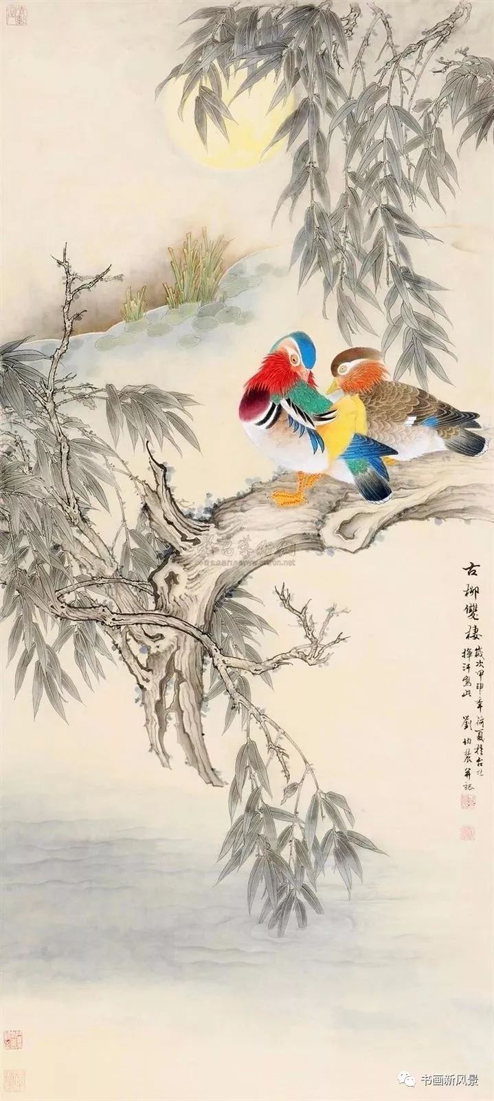 花鸟|刘伯农的花鸟山水，清淡隽秀