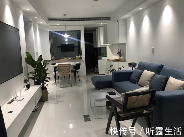 电视柜|我的家终于毕业了,就喜欢这样白的装修,进门就能马上被迷住