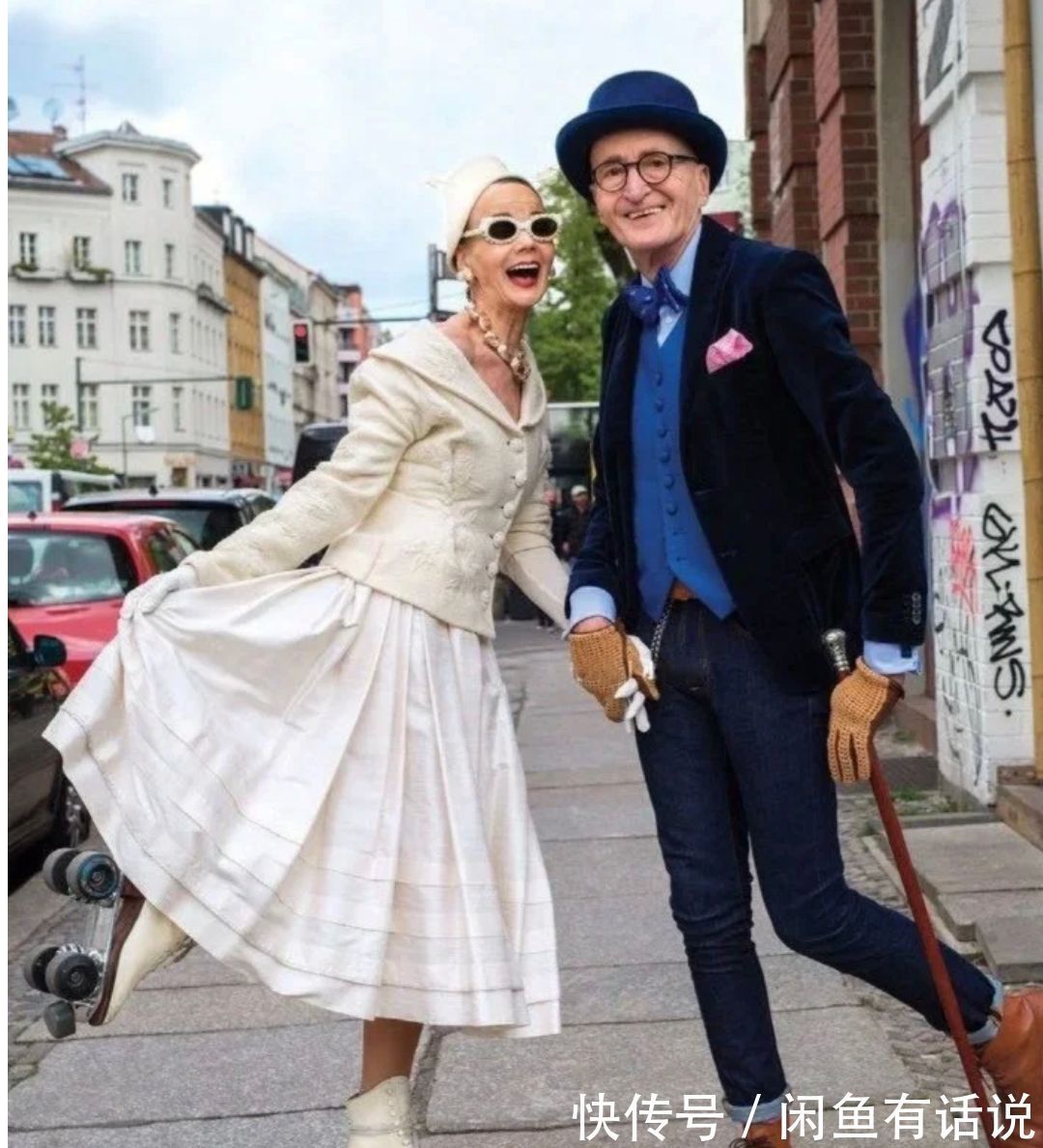 技巧|国外街头的老夫妻真有格调,“情侣穿搭”高级时髦,值得国人借鉴