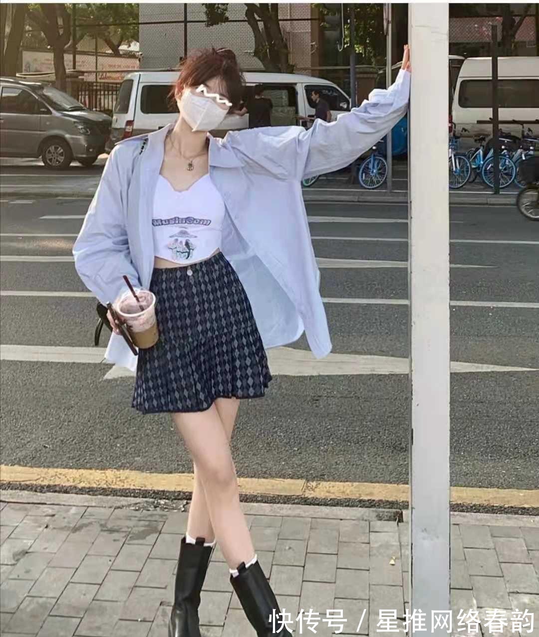 小单鞋|早秋衬衫怎么搭配好看