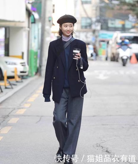 现在流行这样穿“西服外套”,时尚感十足,轻松成为街拍达人