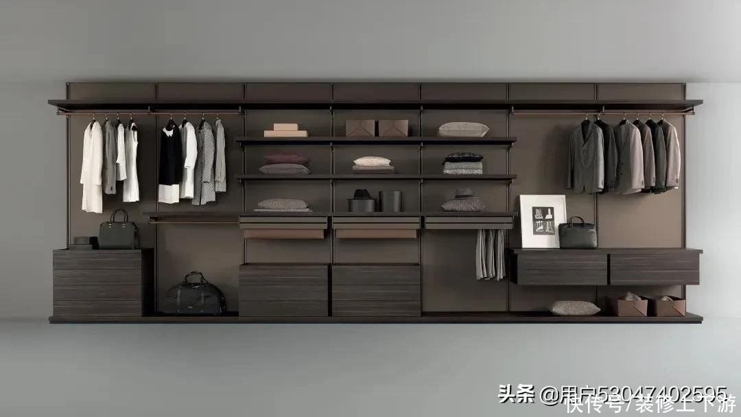 极简|轻奢定制最前沿——挂墙式衣帽间