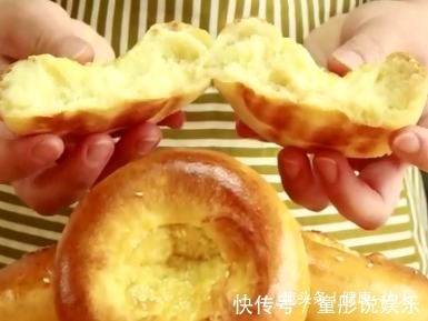 面粉不要蒸馒头了，做儿子爱吃的烤饼，杯子一压，比面包还好吃