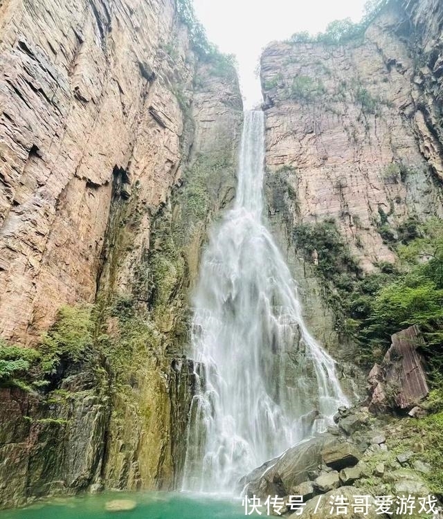 天河瀑布|郑州驴友团徒步南太行抱犊村，穿越太行天瀑群