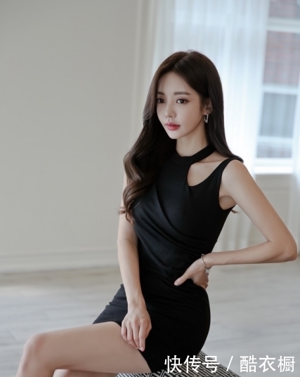 卓妙|高贵优雅的紧身连衣裙美女,展现出的卓妙身姿,充满成熟韵味!