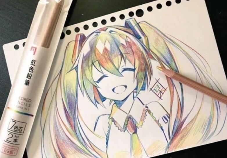 画笔|这是什么“神仙画笔”？居然能画出彩色渐变的初音未来！