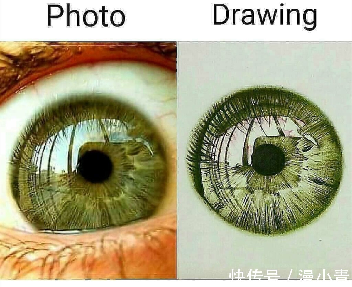 画师#喜欢画画只把人物眼睛画好行不行,只要够真实一样能成为大师