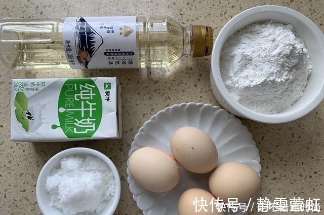 不用低筋面粉也能做蛋糕,最近很火的网红糯米小蛋糕,你吃过吗