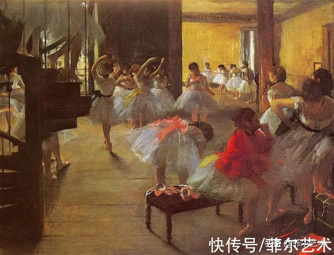 安格尔$法国艺术大师埃德加·德加舞女125幅油画作品,美翻了