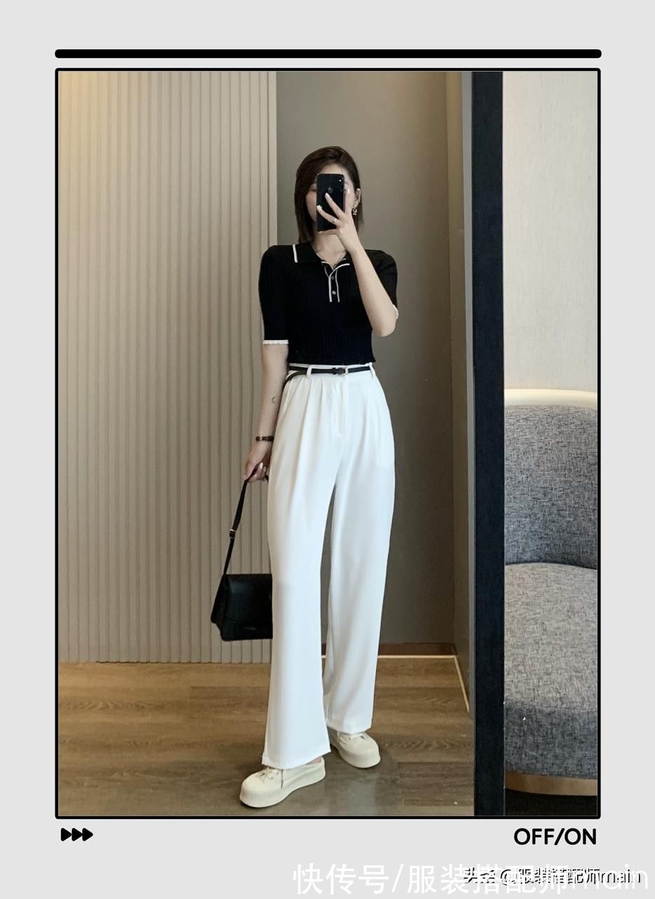 针织短袖|你的早秋衣橱必须要有一件针织短袖！比T恤时髦，比外套凉快