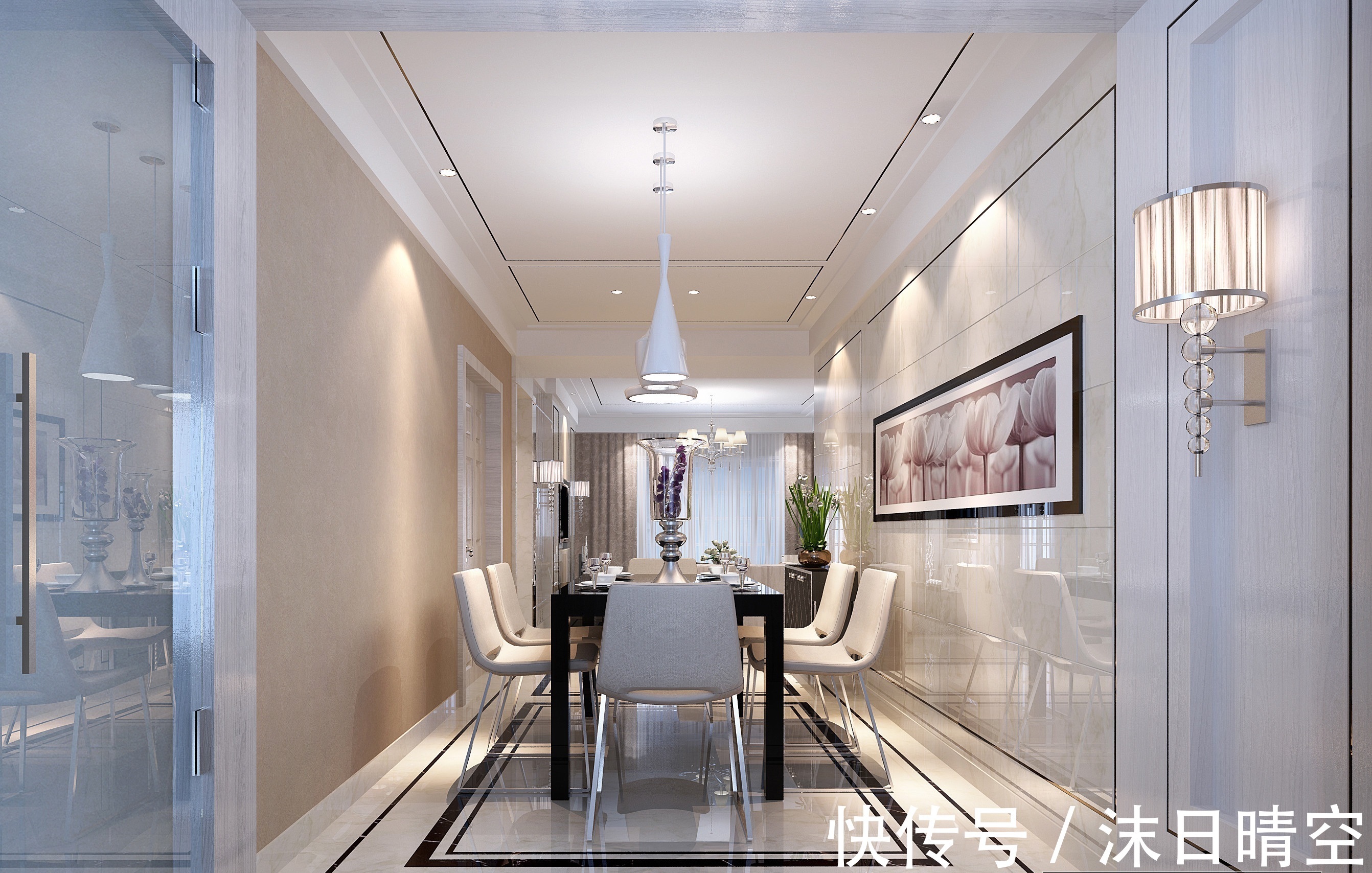 俊学院145㎡现代风格,金典时尚潮流