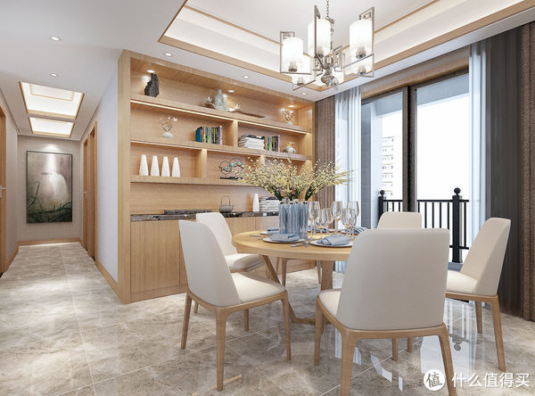 主卧室|全房原木色系的新中式风装修，真的很显温馨，简单又有品味，耐看