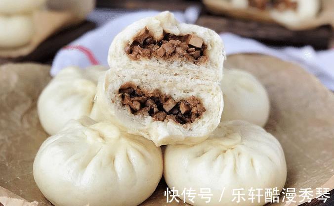 香菇|在家蒸包子,可以试试酱肉包,酱香味浓,比鲜肉包都好吃,快来学