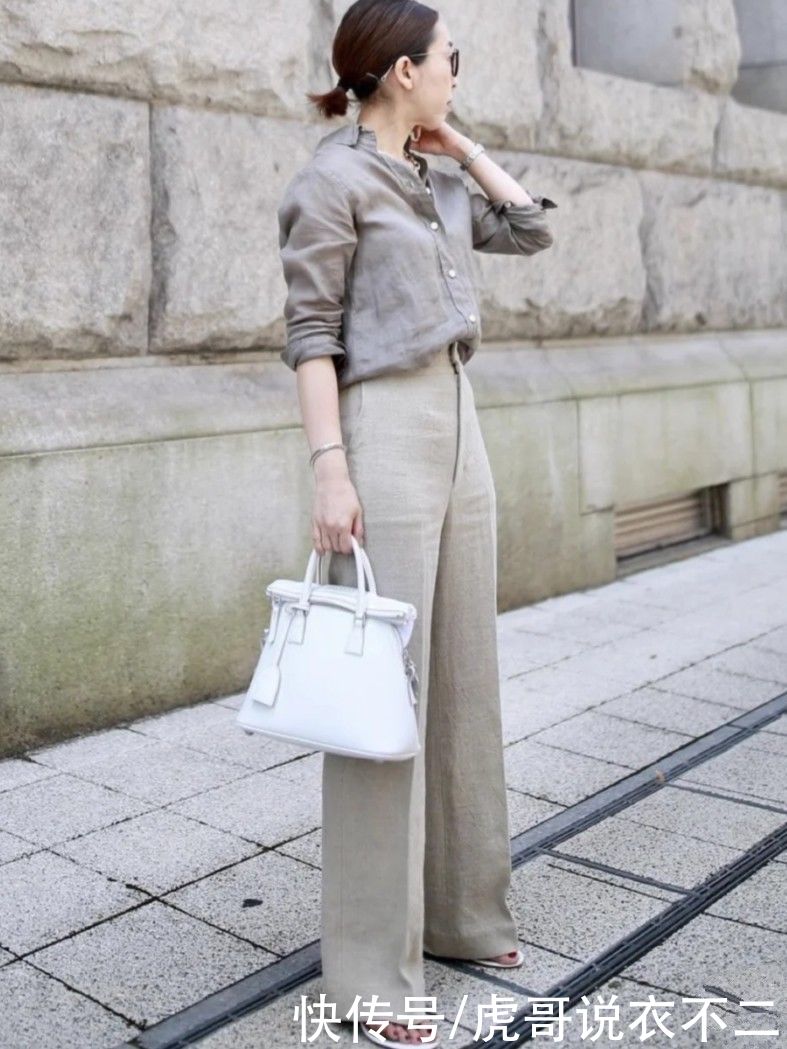 高腰|女人年近50岁，穿衣懂得简约更高级，日本编辑的穿衣经验全在这里