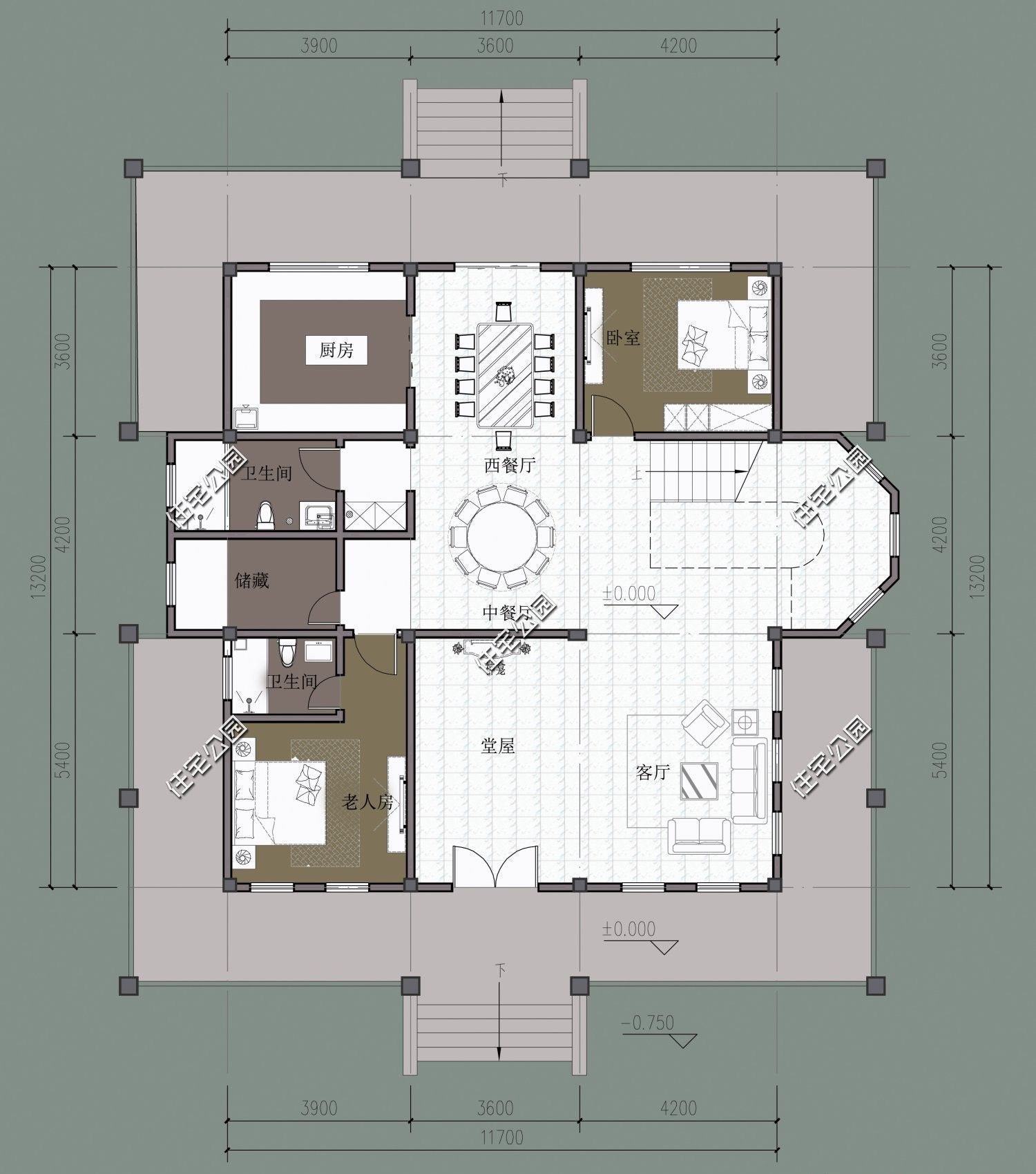 装配式建筑|农村盖房选这6套户型就够了,中式欧式全都有,建好就是人生赢家