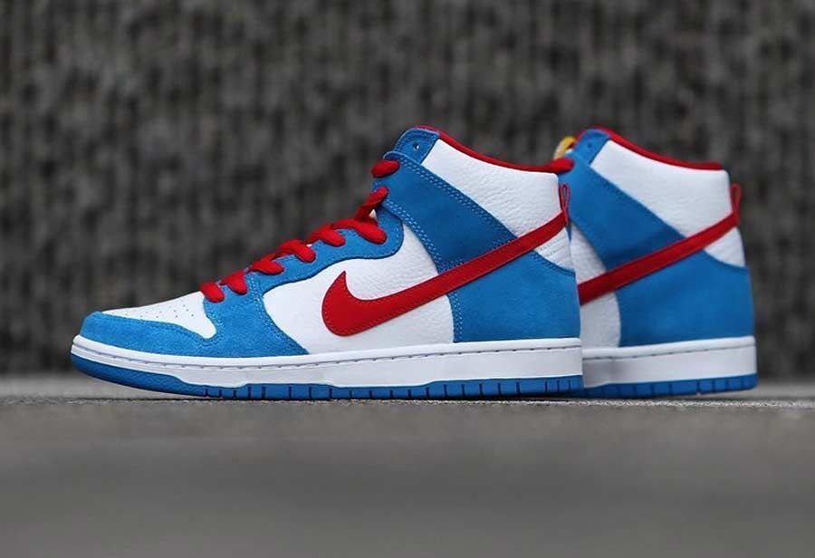 胖子|熟悉的蓝胖子要来了机器猫Dunk最新实物美图曝光