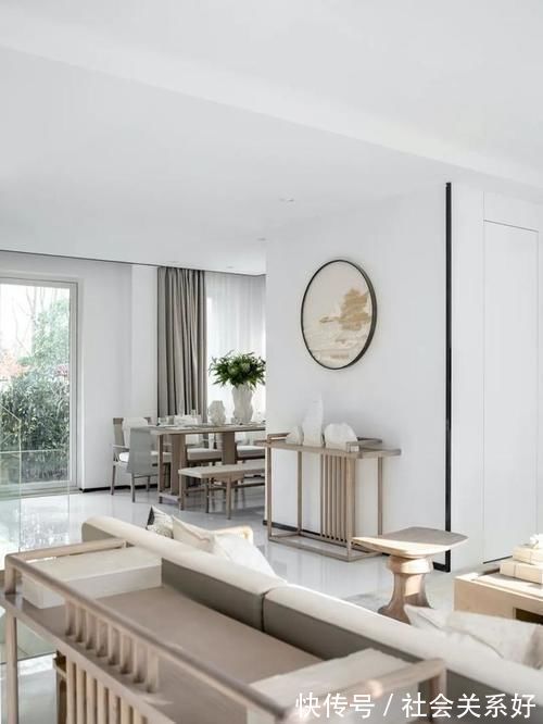 禅意|看了他的230㎡别墅，才懂何为禅意东方美，入户感，轻奢又高级！