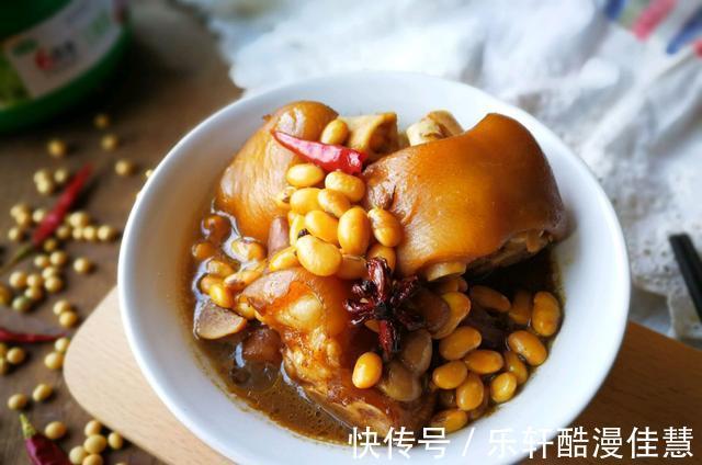 黄豆|买2个猪蹄,加上1把黄豆一焖,肥而不腻,好吃无腥味