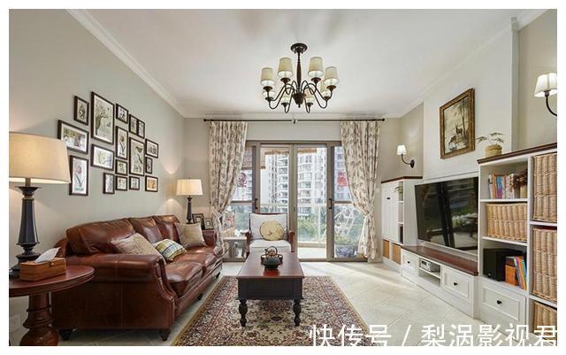 美式风|她家不豪华，126㎡美式风，一进门就被厨房和餐厅迷住，太漂亮了！