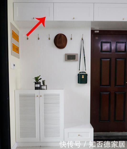 户型|我承认邻居比我聪明，没有玄关，围着入户门打一圈玄关柜，真好用
