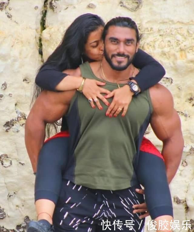健美运动员|他是印度最强健美运动员,6次获印度先生称号,妻子非常爱他!