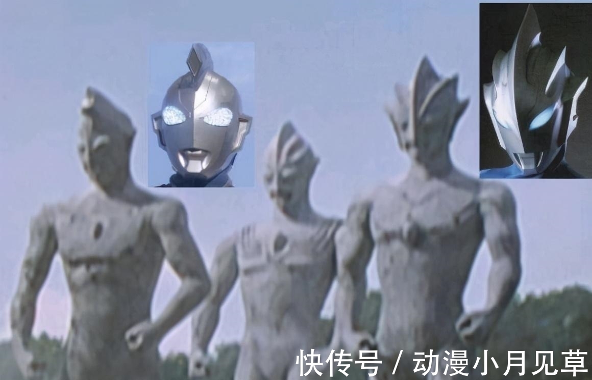 石像|迪迦奥特曼中的另外两个石像，撞脸泽塔和托雷基亚，废案利用？