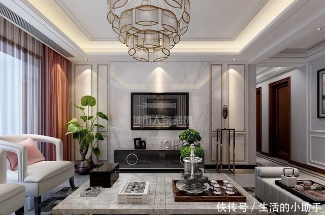 世茂都|146平米四居室热门案例 现代半包5万！-世茂都装修！