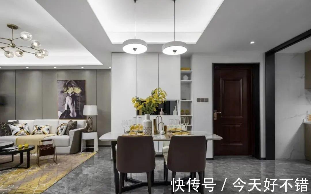 布置|80㎡现代轻奢,整体灰色调为主色,简约而舒适!