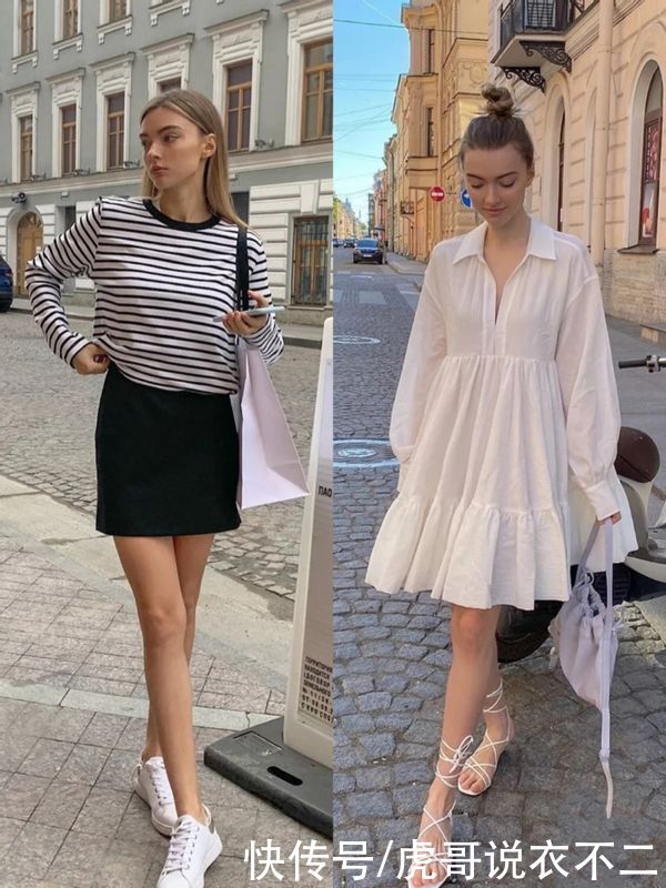 俄罗斯美女厉害了，3招打造小个子出街穿搭，优雅与显高全都要